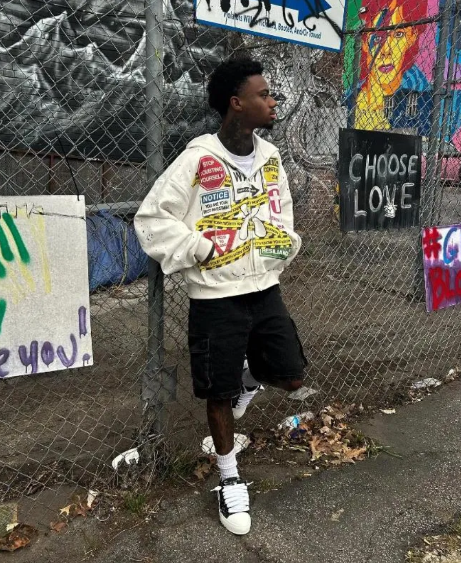 One Way Vision Zip-Up Hoodie