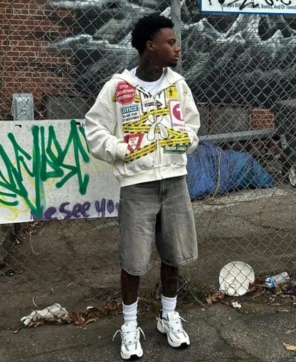 One Way Vision Zip-Up Hoodie