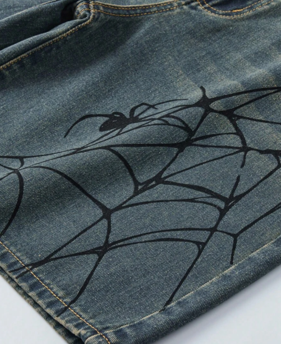 Spider Web Dominion Kot Şort