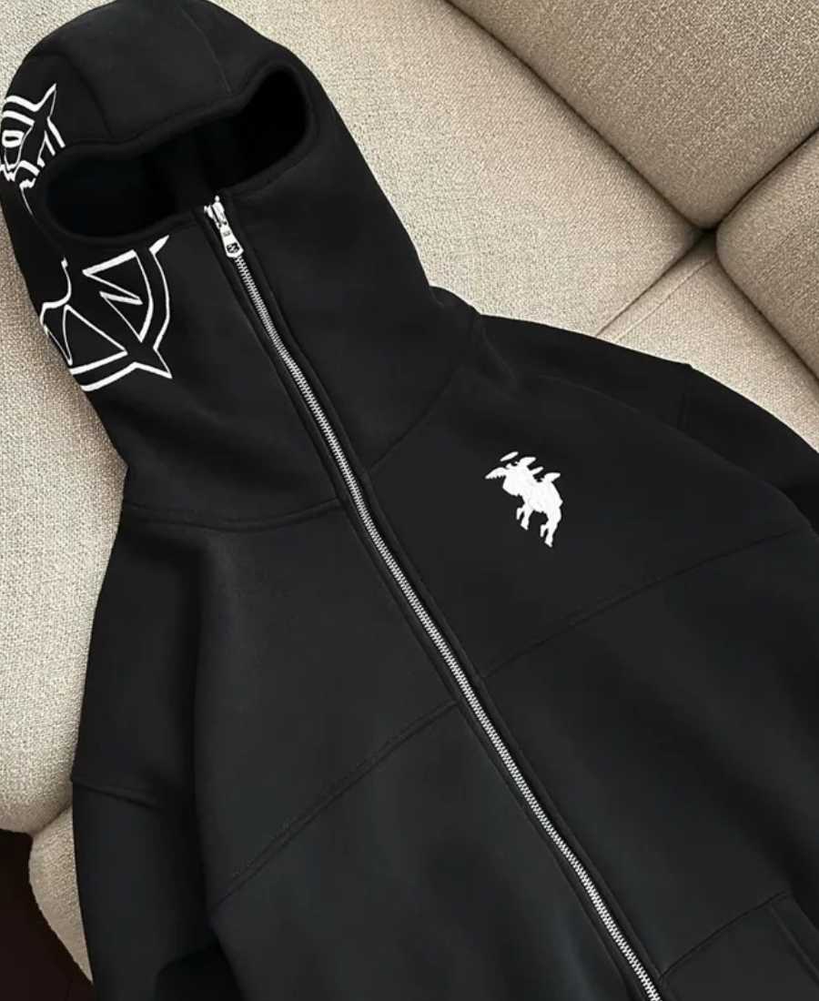 Apex Mask Zip-Up Hoodie