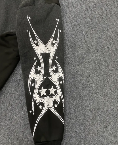 Balaclava Sign Zip-Up Hoodie