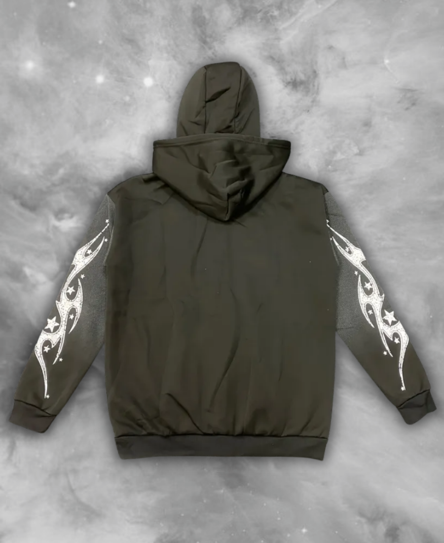 Balaclava Sign Zip-Up Hoodie