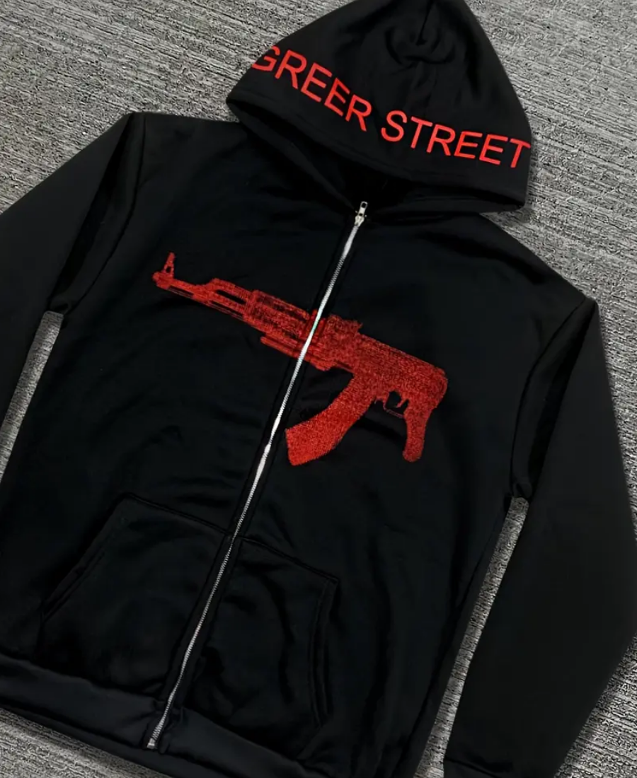 Greer Street "Kalashnikova" Zip-Up Hoodie