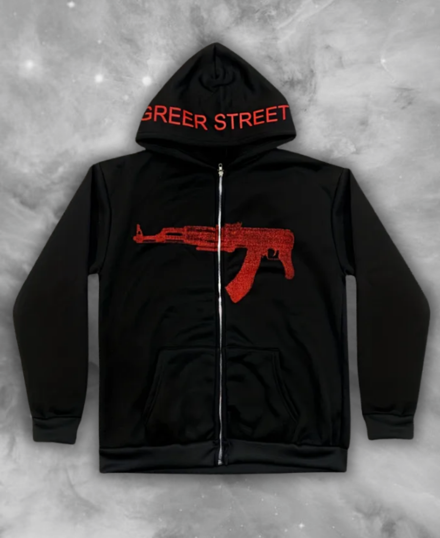 Greer Street "Kalashnikova" Zip-Up Hoodie