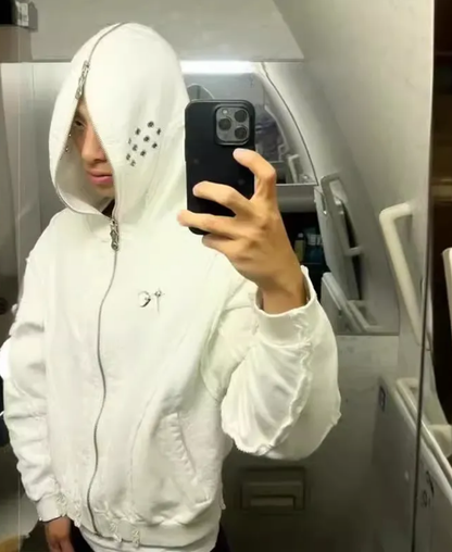 Phantom Layer Zip-Up Hoodie