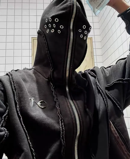 Phantom Layer Zip-Up Hoodie