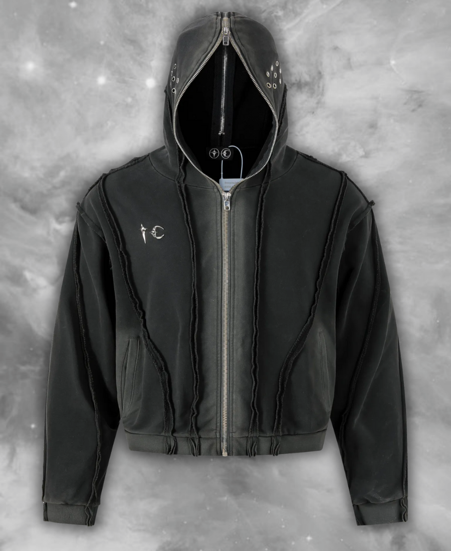 Phantom Layer Zip-Up Hoodie