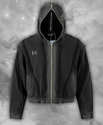 Phantom Layer Zip-Up Hoodie