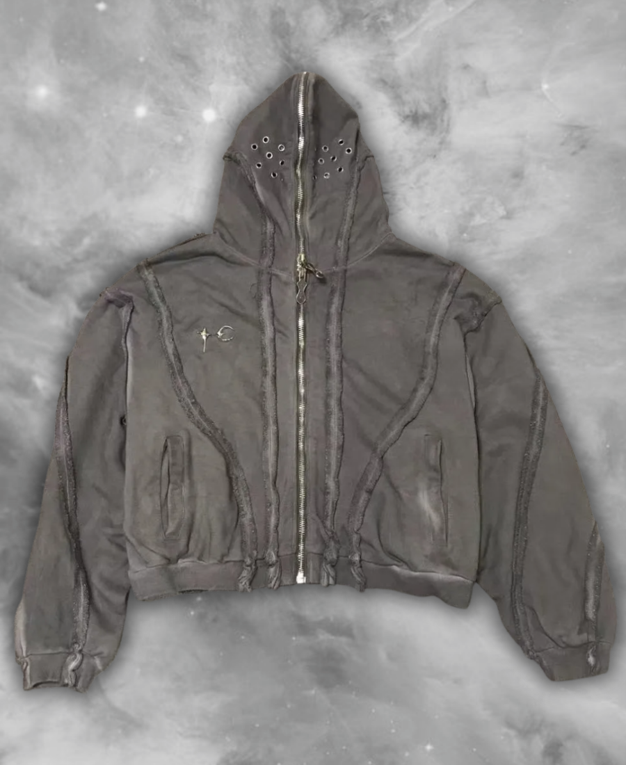 Phantom Layer Zip-Up Hoodie