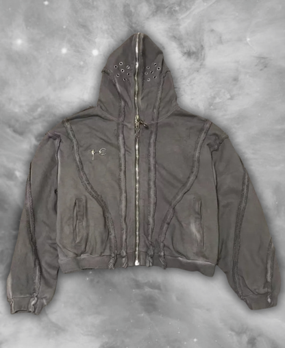 Phantom Layer Zip-Up Hoodie