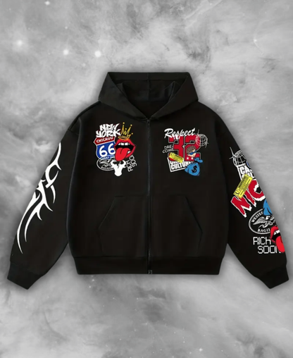 Chicago 66-32 Culture Zip-Up Hoodie