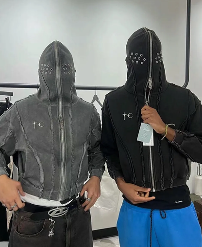 Phantom Layer Zip-Up Hoodie