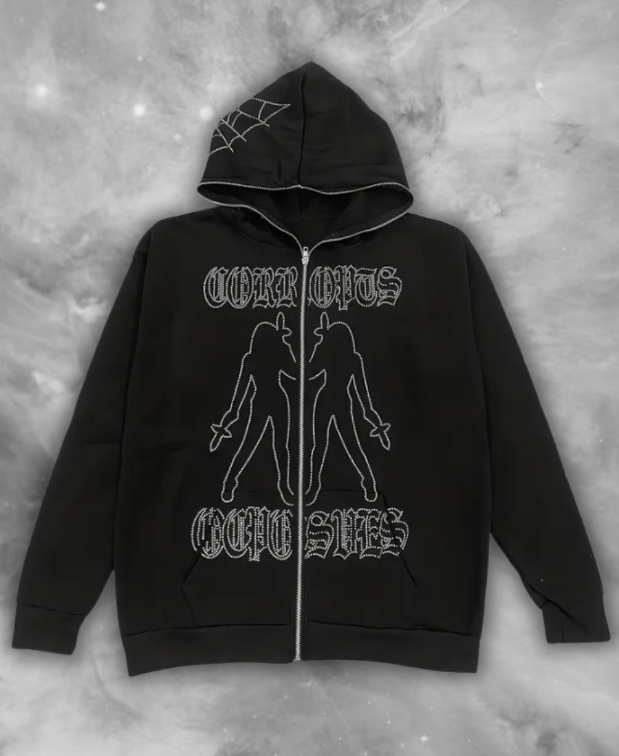 Corrodas Twice Zip-Up Hoodie