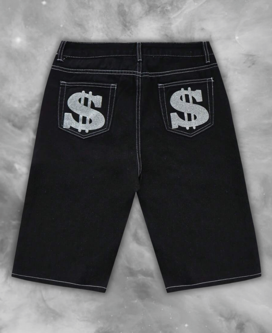 Damned Cult & Dollar Sign Kot Şort