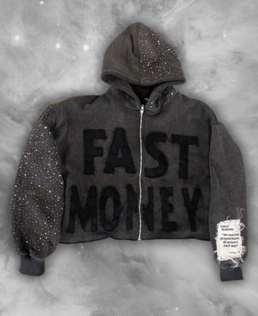 Fast Money Zip-Up Hoodie