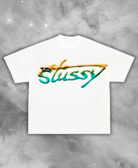 Stussy Static White Tee