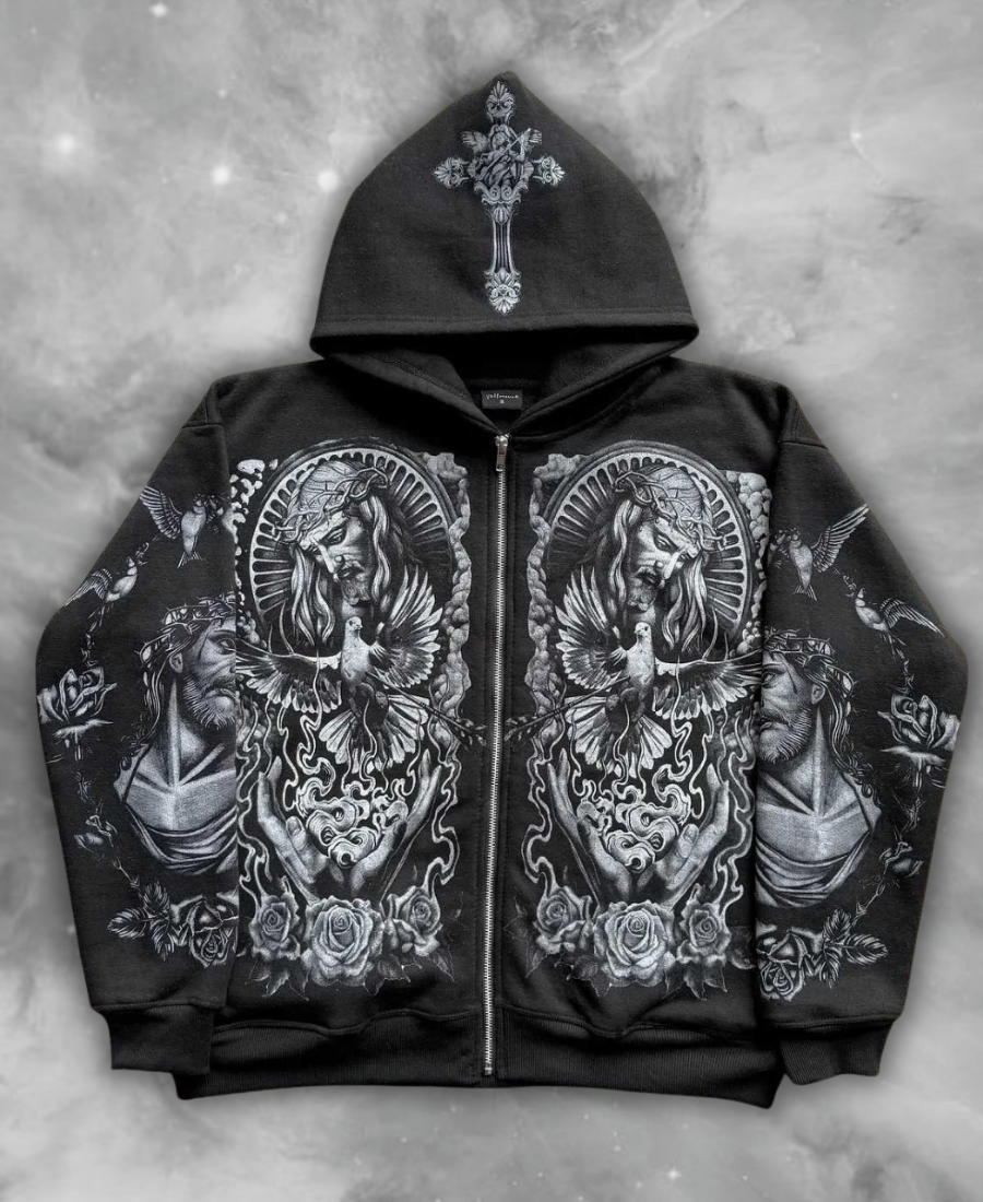 Forgive Me Zip-Up Hoodie