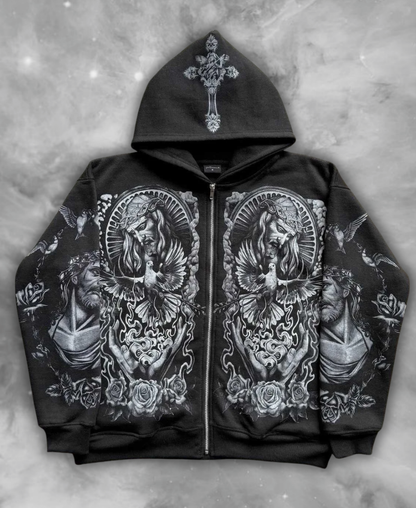 Forgive Me Zip-Up Hoodie