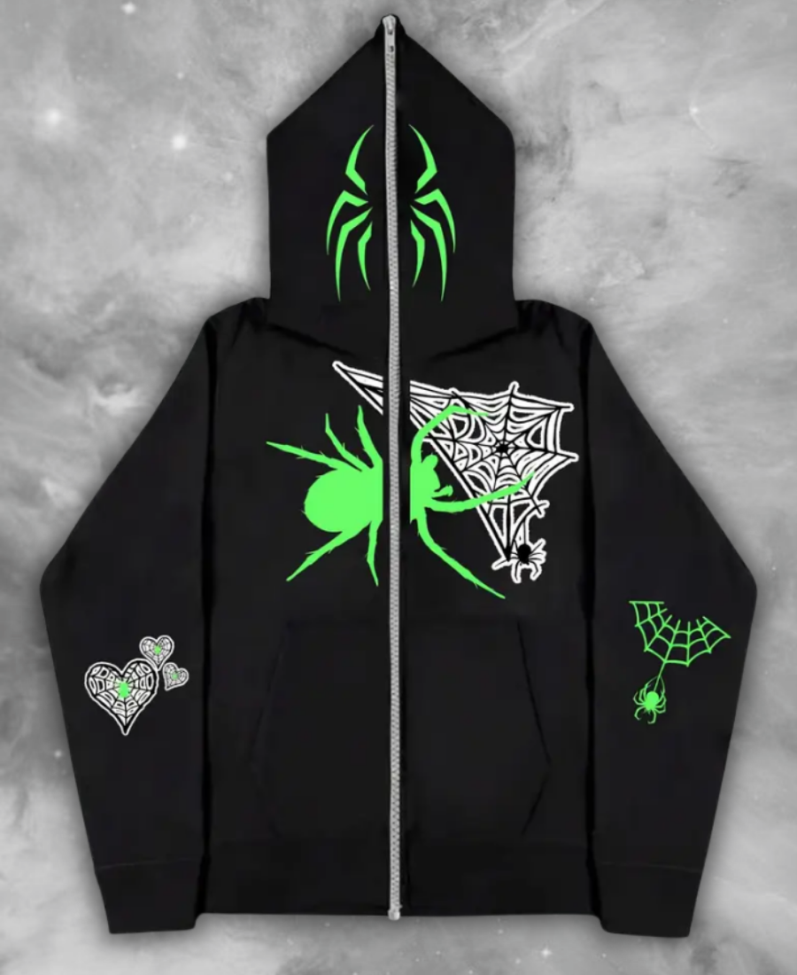 Lucky 77 & Web Collection Zip-Up Hoodie
