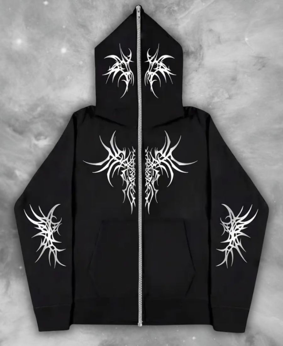 Lucky 77 & Web Collection Zip-Up Hoodie