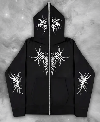 Lucky 77 & Web Collection Zip-Up Hoodie