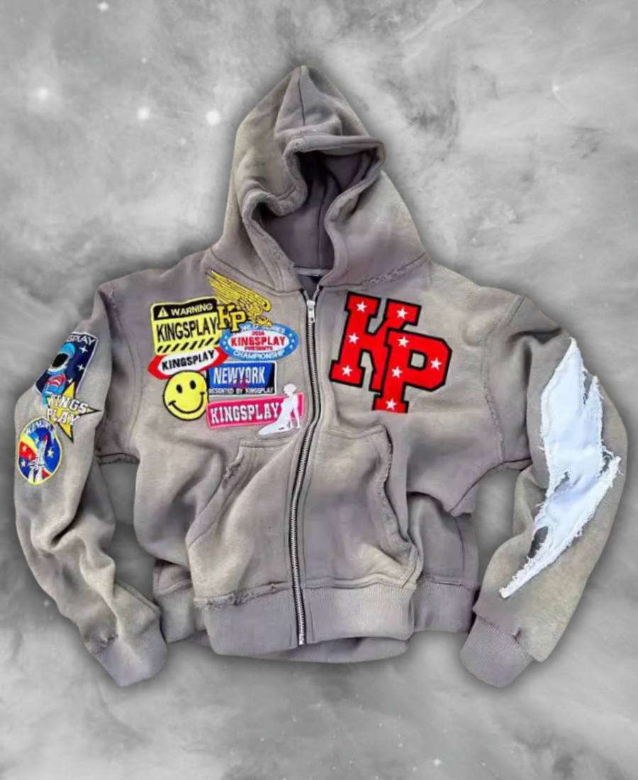 Kingsplay Varsity Zip-Up Hoodie