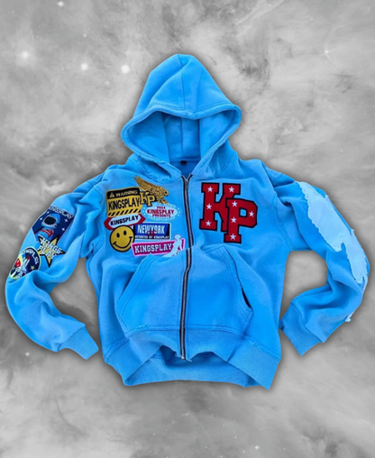 Kingsplay Varsity Zip-Up Hoodie