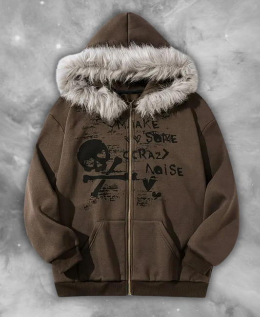 Make Some Crazy Noise Zip-Up Hoodie