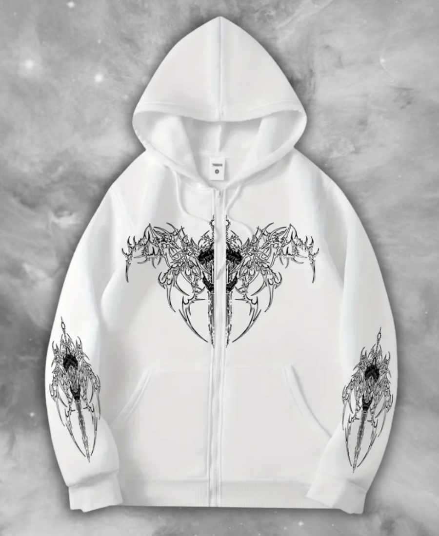 Killark Gothic Zip-Up Hoodie