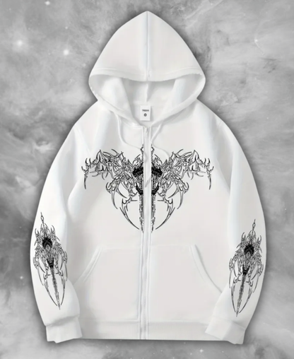 Killark Gothic Zip-Up Hoodie