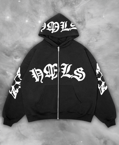 Divine Rebels Zip-Up Hoodie