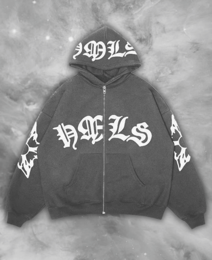 Divine Rebels Zip-Up Hoodie