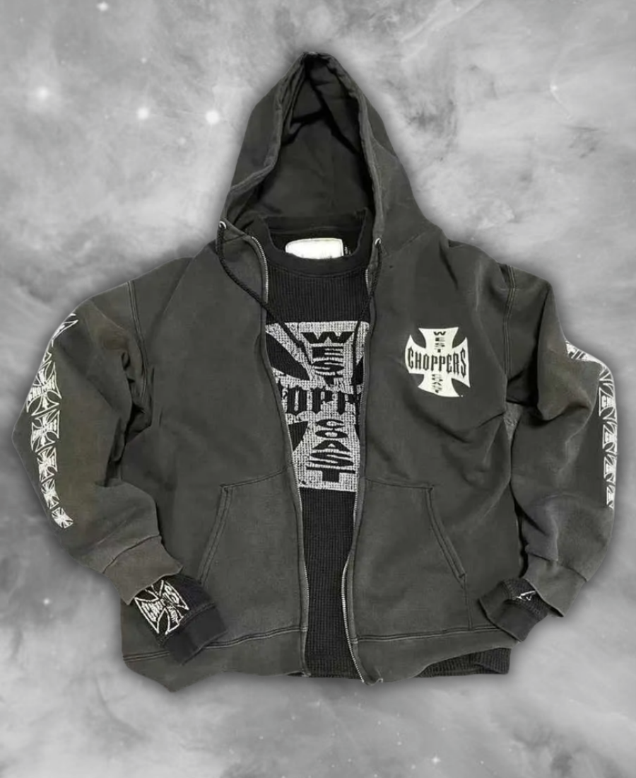 West Choppers Zip-Up Hoodie
