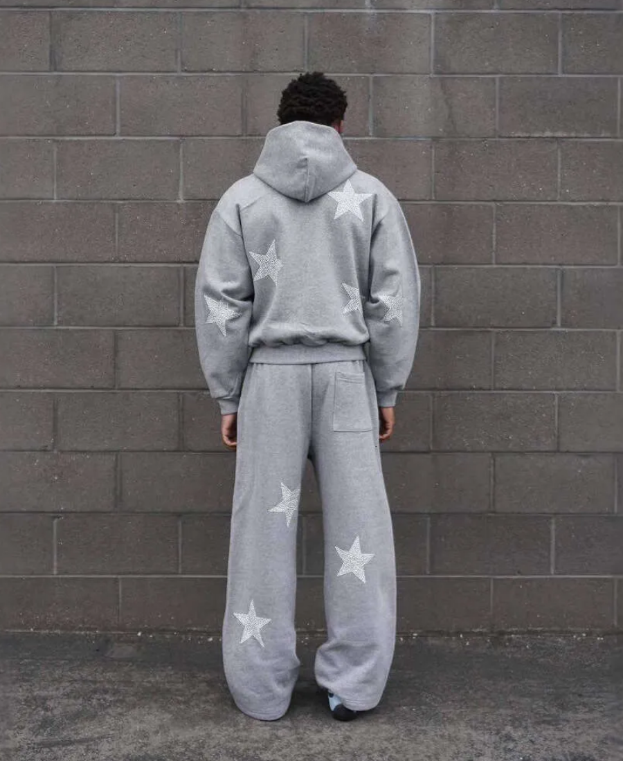 Crystal Starfall Zip-Up Hoodie