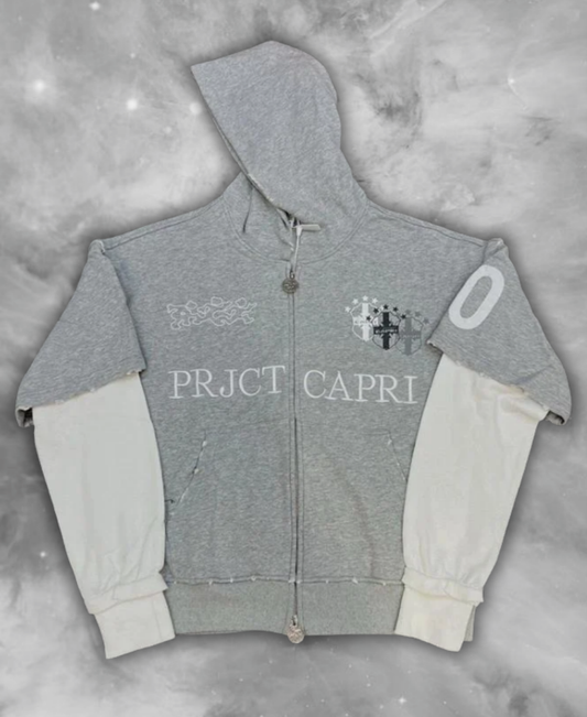 "PRJCT CAPRİ" Zip-Up Hoodie
