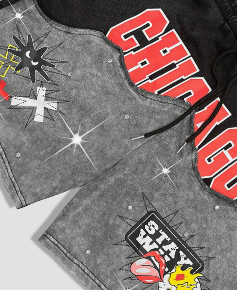 Chicago Split / Stay Wild Şort