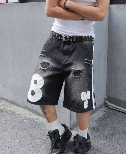 8 OR 8 Ripped Kot Şort