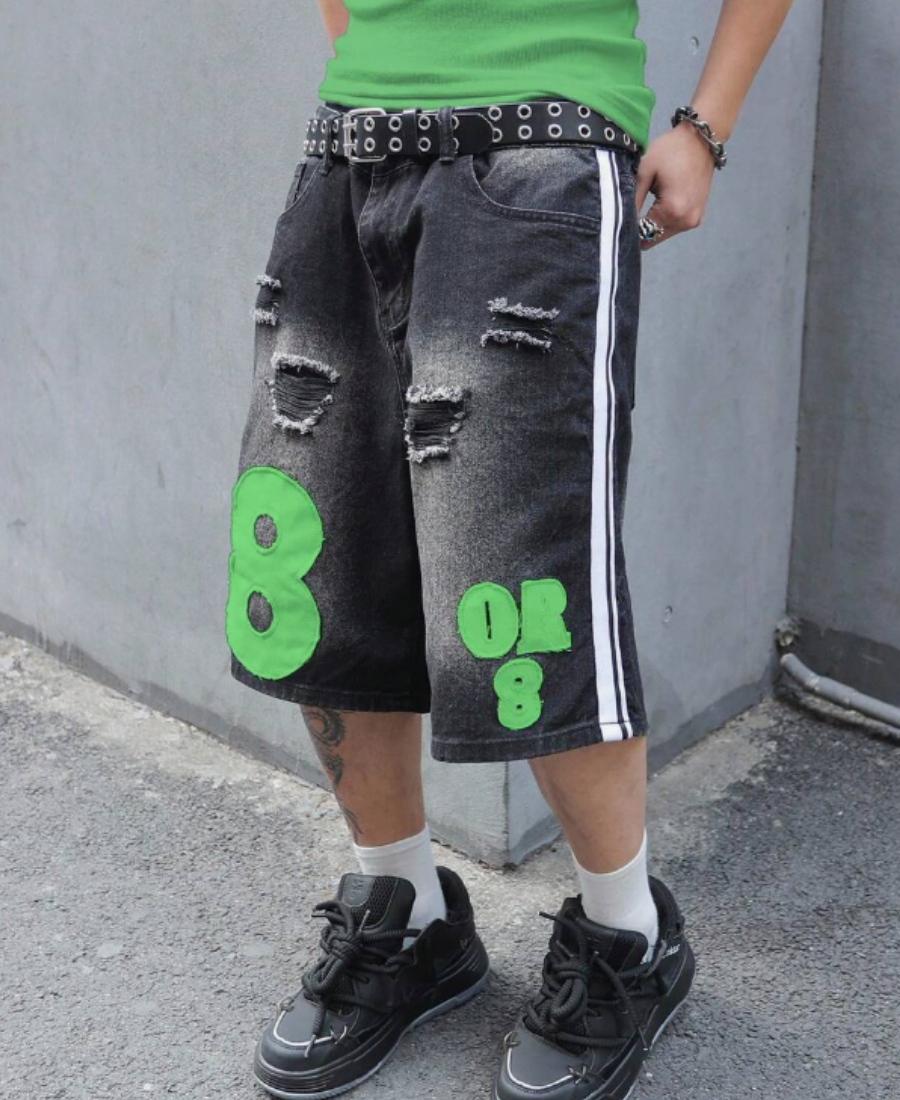 8 OR 8 Ripped Kot Şort