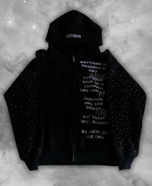 Starlit Path Zip-Up Hoodie