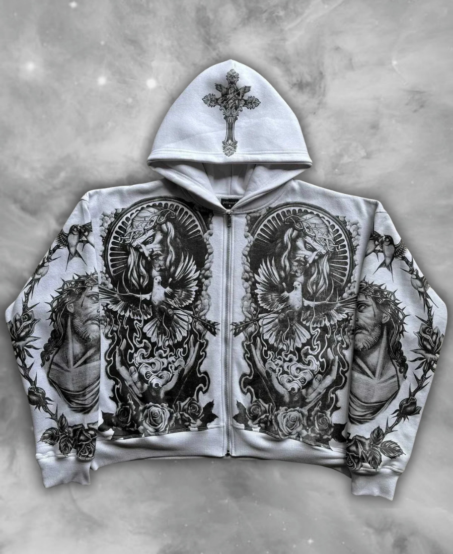 Forgive Me Zip-Up Hoodie