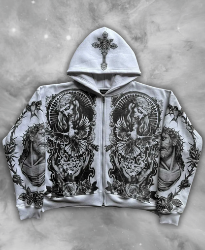 Forgive Me Zip-Up Hoodie