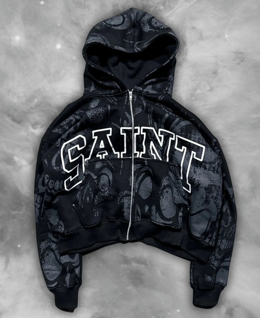 Saint Sinner Zip-Up Hoodie