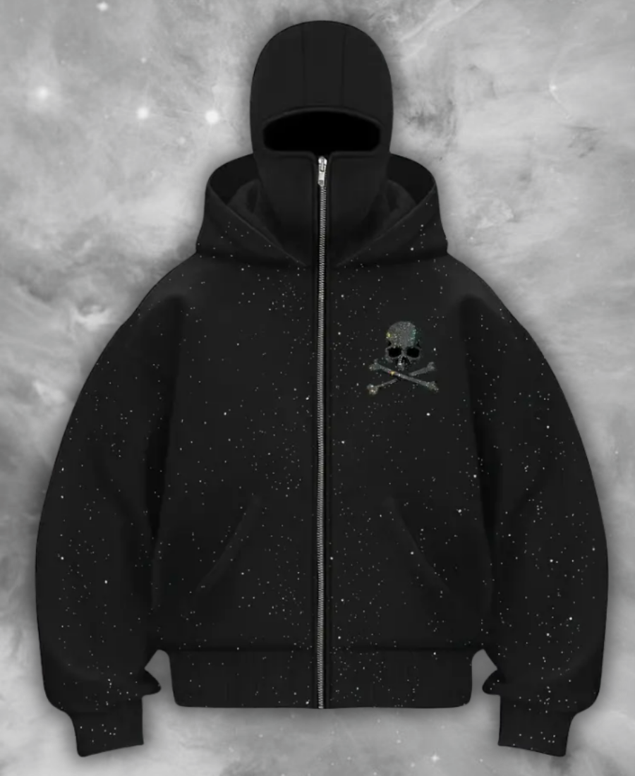 Balaclava Death Zip-Up Hoodie