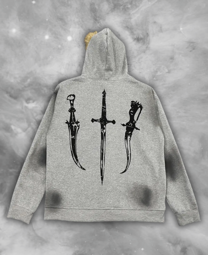 Larte "Postal Knife" Zip-Up Hoodie