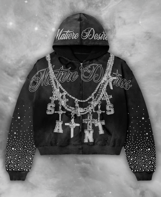 Saints & Sinners Zip-Up Hoodie