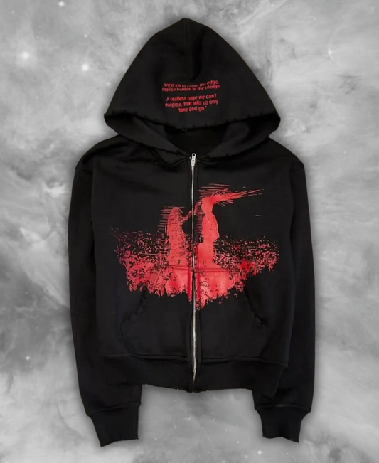 Fatal Romance Zip-Up Hoodie