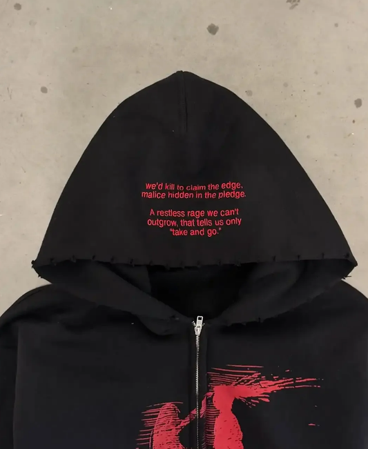 Fatal Romance Zip-Up Hoodie