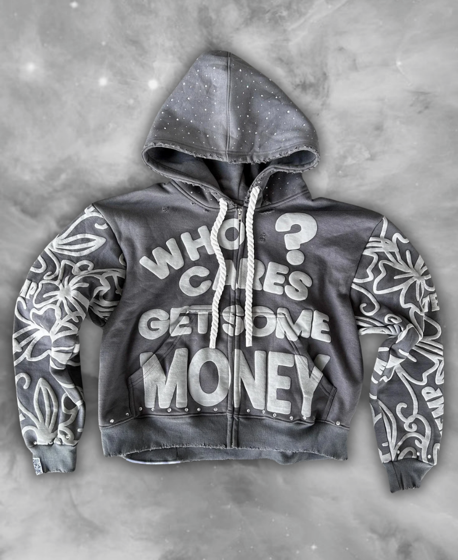 Get Some Money Zip-Up Hoodie