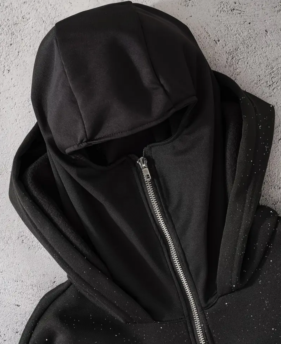 Balaclava Death Zip-Up Hoodie