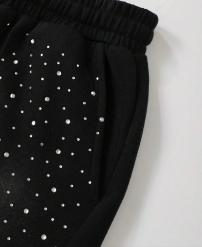 Lorebang Rhinestone Şort